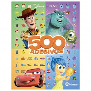 500 Adesivos Disney Pixar com Atividades e Desenhos para Colorir Culturama