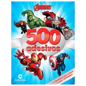 500 Adesivos Os Vingadores Marvel com Atividades e Desenhos para Colorir Culturama