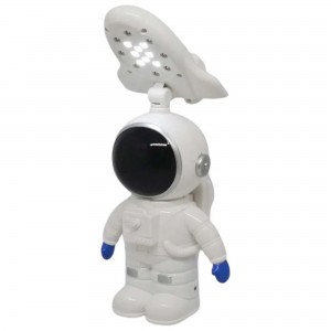 Luminária LED Astronauta com Nave 28,5X15X15,5cm USB