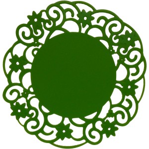 Porta Copo de Silicone Verde com 3 Unidades